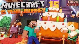 Minecraft 15 Year Journey! - Minecraft's Birthday! - Zebra's Minecraft Fun