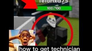 How to get technician (trollge incident fight reborn)