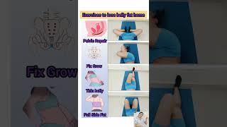Exercises to lose belly fat home #short #reducebellyfat #bellyfatloss #yoga #nikitafitness