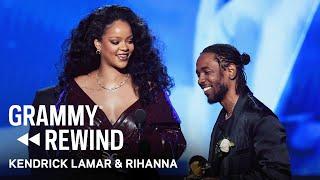 Kendrick Lamar & Rihanna Win Best Rap/Sung Performance For "LOYALTY." | GRAMMY Rewind