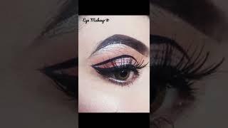 #Parlour jaisa eye makeup ghar per hi kry_