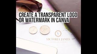 How to Create a Transparent Logo in Canva