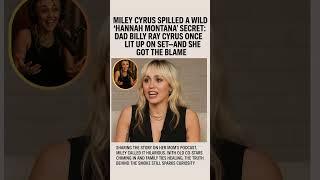 Miley Cyrus just spilled a wild “Hannah Montana” secret: dad Billy Ray Cyrus once lit up on set