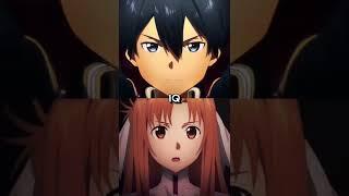 Kirito vs Asuna | Who is strongest?! #anime #swordartonline #whoisstrongest #kirito #asuna