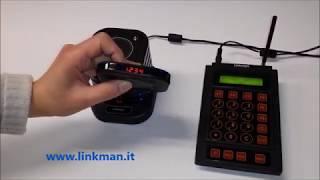 Linkman PT D400B Quadro Pager 4 cifre, con messaggi