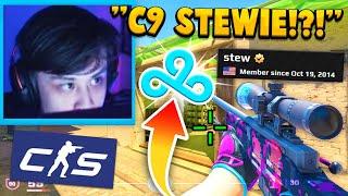 "YOU'RE LOOKING LIKE PRIME 2016 CLOUD9 STEWIE RN..!!"  - Stewie2K C9 Vibes CS2 | Lvl 10 FACEIT POV