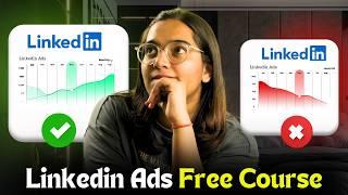 FREE LinkedIn ADS Crash Course 2024  | Generate B2B Leads 