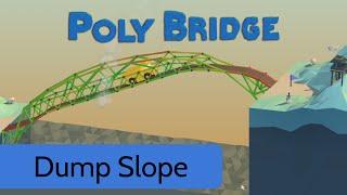 Poly Bridge - Level 3:5 - Dump Slope