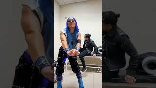 Shayna Baszler loves Mia Yim Dancing  #wwe #smackdown #wweraw #shaynabaszler #miayim #funny