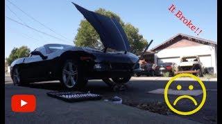 THE CORVETTE BROKE!!