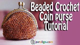 Crochet Tutorial Beaded Coin Purse