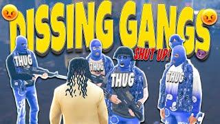 DISRESPECTING Cringe Gangs in HOOD Servers.. (BANNED)