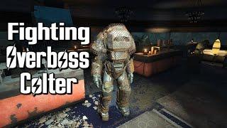 Fallout 4 Nuka World - Fighting Overboss Colter