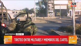  IMPRESIONANTE TIROTEO EN MÉXICO ENTRE MILITARES Y NARCOS