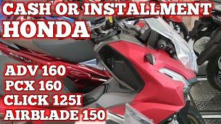 November 2022 Honda Motorcycle Updated Price! Downpayment, Monthly Installment | Jayson Peralta Tech