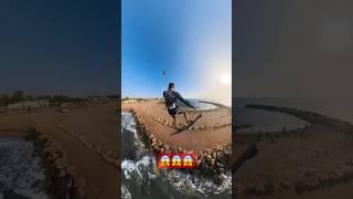 Crazy Jump with a Kite!  @haykatz