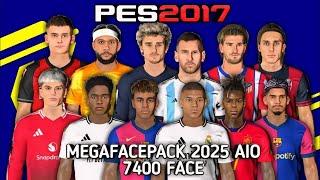 PES 2017 Mega FACEPACK V3 New Look UPDATE 2025 AIO SUPPORT ALL PATCHES - (Download & Install)