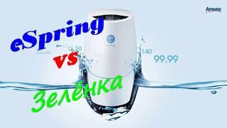 Фильтр #eSpring ПРОТИВ Зеленки. Кто кого???