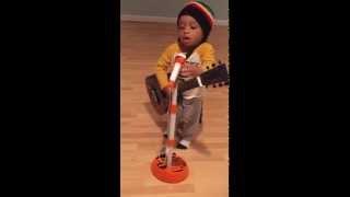 Instagram: @myles_kingston_sadler Get up stand up Bob Marley sang by Myles Kingston age 2