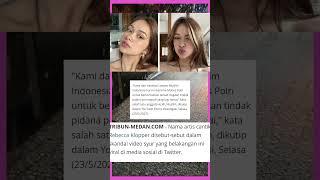 Nama artis cantik Rebecca Klopper disebut-sebut dalam skandal video syur yang belakangan ini viral