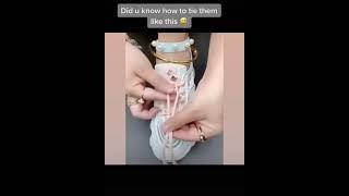 TIE YOUR SHOELACES || CUTE BUTTERFLY STYLE 