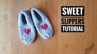 How to Loom Knit Sweet Slippers (DIY Tutorial)