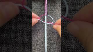 Square knot bracelet | DIY Bracelet at Home #bracelet #shorts