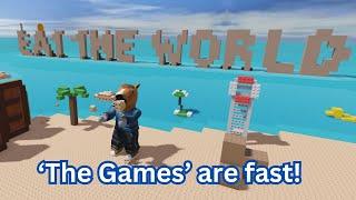 Eat the World 'The Games' is the fastest map for big eaters #roblox #eattheworld