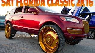 Florida Classic Weekend 2k16 Sat night in HD (big rims, classic cars, loud music, and lifted trucks)