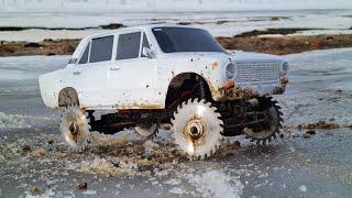 KOPEYKA ... VAZ 2101 on hooked wheels! RC OFFroad 4x4