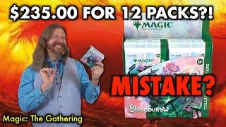 Is $235.00 For 12 Packs A Mistake?! Let's Play The Bloomburrow Collector Booster Box Game for Magic!