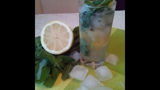 БЕЗАЛКОГОЛЬНЫЙ МОХИТО С ЛИМОНОМ И МЯТОЙ / NON-ALCOHOLIC MOJITO WITH LEMON AND MINT