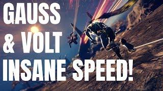 Warframe: GAUSS + VOLT = INSANE SPEED!!!!!!!!