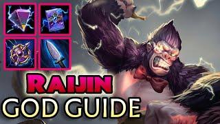 RAIJIN God Guide for BEGINNERS - (SMITE) Build & Abilities