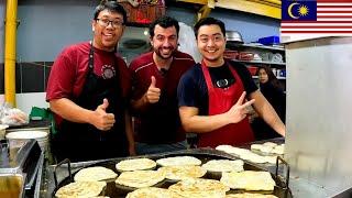 Helping My Malaysian Friend By Giving Free Roti Canai 