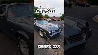 1981 Chevy Camaro Z28: A Blast from the Past‼️ Muscle Cars Leaving Car Show #clean #chevrolet