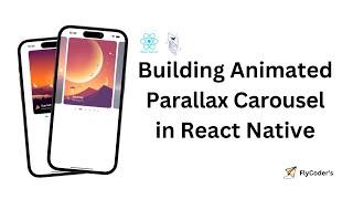 React Native Custom Parallax Carousel With Pagination Animation With Reanimated From Scratch