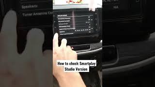 How to Check Smartplay studio version in Maruti Swift, Ertiga ,XL6 #shorts
