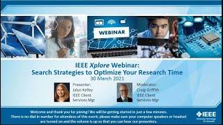 IEEE Xplore Best Practices and Research Strategies