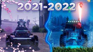 Статистика Crossout 2021-2022 | Сколько добавлено вооружений, обновлений, донат наборов? | Кроссаут