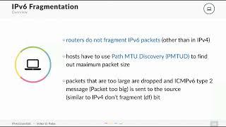 IPv6 Fragmentation explained