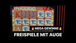 EYE OF HORUS 4 Euro FREISPIELE bis Auge  MEGA GEWINNE Merkur Magie Casino Spielothek Spielhalle