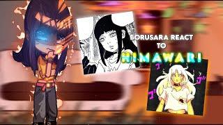 BoruSara react to Himawari//naruto gacha reaction//Boruto blue two Vortex//chp 89 spoilers//satborn