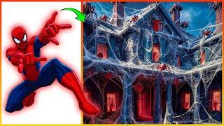 Spooky Avengers : Marvel & DC Heroes Transformed into Haunted Houses 