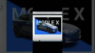 Tesla Model X Poster Designing In Figma #tesla #graphicdesign #creativeprofessional #shorts