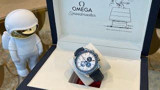 Unboxing the ultra rare OMEGA Speedmaster Silver Snoopy Award 50th Anniversary Moonwatch & review 4K