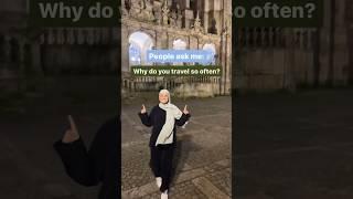 Why do we travel so often? #travel #couple #traveltips #trending #hijabi #muslimah #foryou