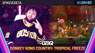 Donkey Kong Country: Tropical Freeze by spikevegeta in 1:28:03 - Awesome Games Done Quick 2025