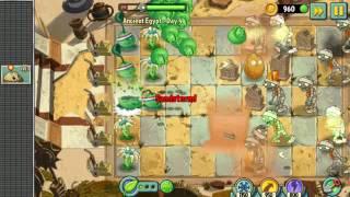 Game Plants Vs Zombies 2, Ancient Egypt Day 4