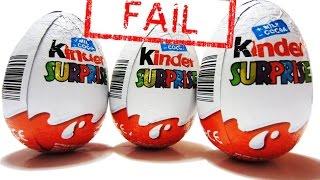 Kinder Surprise egg in Russia Prank Fail